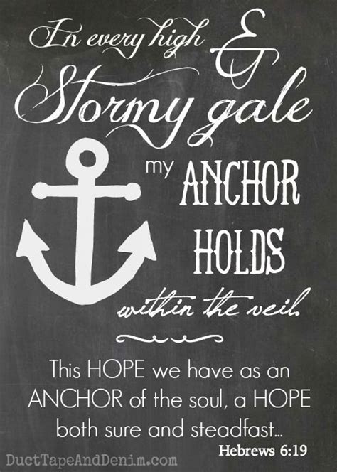 My Soul Is Anchored In The Lord