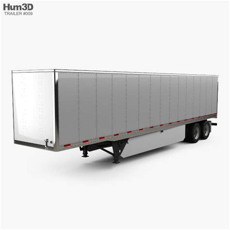 Utility 4000D-X Composite Wall Semi Trailer 2014 3D model - Vehicles on ...