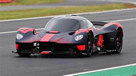 Aston Martin Valkyrie runs at Silverstone ahead of the British Grand Prix