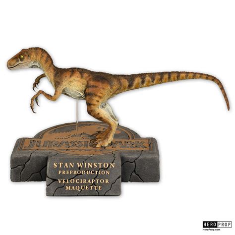 Jurassic Park - Velociraptor Production Used Maquette - HeroProp.com