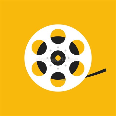 Film Reel. Vector Isolated Illustration. Movie Equipment. Flat Design ...