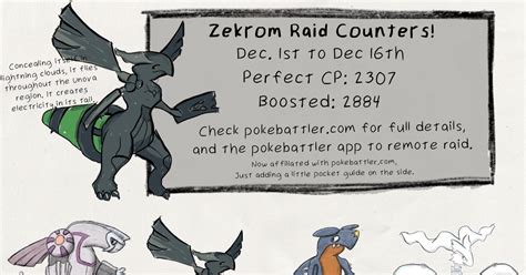 Zekrom Raid Guide - Pokemon GO Pokebattler