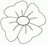 Free Coloring Pages Poppy Flower Download  sketch template