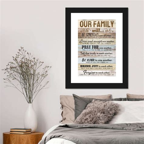 Our Family Bible Verses Multi Panel Canvas Wall Art | ElephantStock