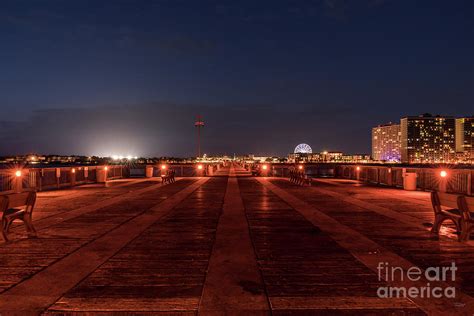 Night From End of Panama City Beach Pier Photograph by Jennifer White ...