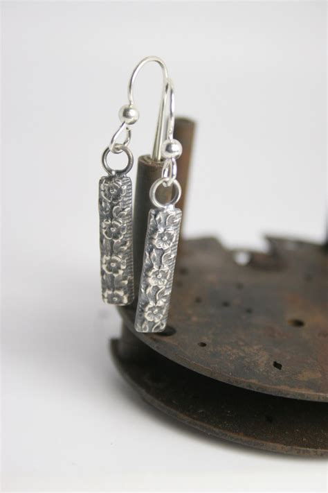 Sterling Silver Earrings Handmade - Etsy