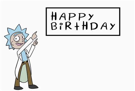 Rick And Morty Happy Birthday Meme