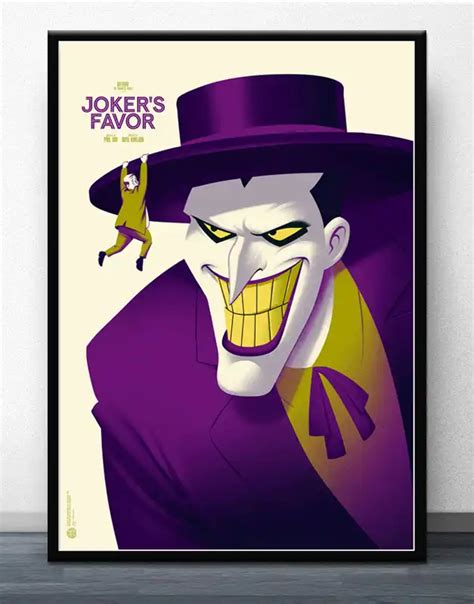 FX993 Batman Animated Series Joker Laughing Fish Comic Series Movie Poster Art Silk Light Canvas ...