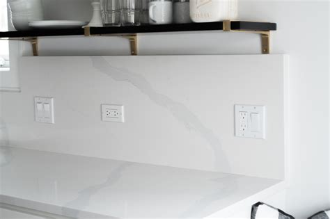 Quartz Countertop and Quartz Backsplash - Home with Keki