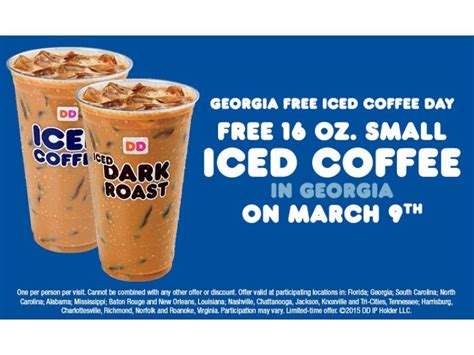 Georgia Dunkin' Donuts Restaurants Welcome Spring with Free Iced Coffee | Smyrna, GA Patch