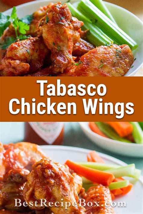 Tabasco Chicken Wings Recipe: SPICY Tabasco Buffalo Sauce