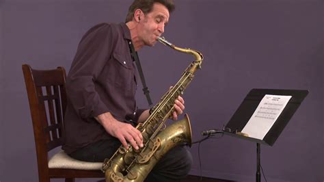 Jazz Saxophone with Eric Marienthal: Advanced Blues Solo (tenor) - YouTube