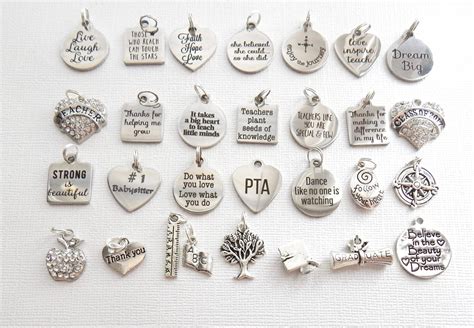 Add a CHARM Teacher Quotes Graduation Charms Class of 2017 - Etsy