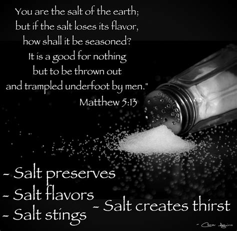 Pin by Cesar Aguirre 🌐 on My Bible Scriptures | Flavored salts, Salt of the earth, Bible scriptures