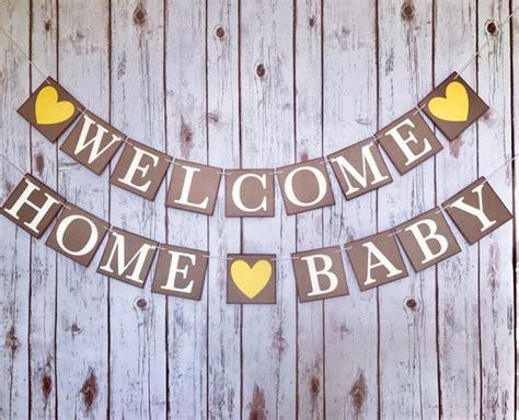WELCOME HOME BABY welcome home baby banner baby homecoming