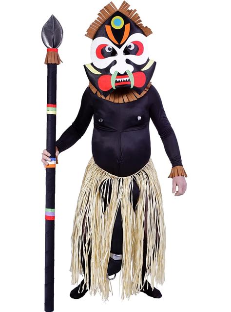 Zulu Warrior Adult Costume: buy online at Funidelia.