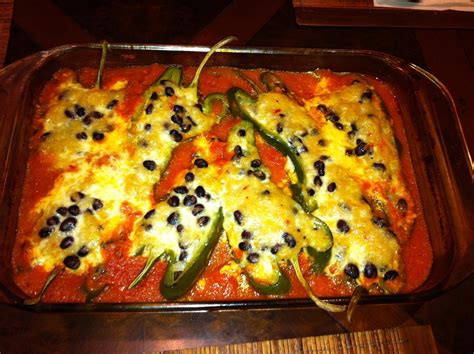 Stuffed Poblano Peppers