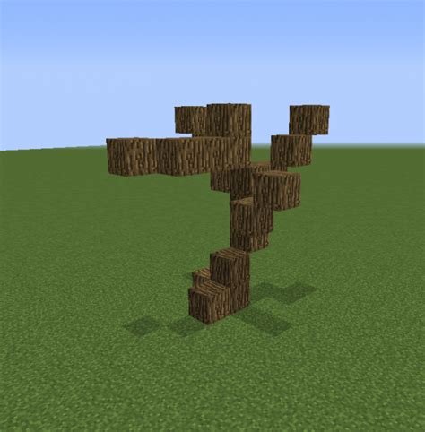 Savanna Dead Tree 1 - GrabCraft - Your number one source for MineCraft buildings, blueprints ...