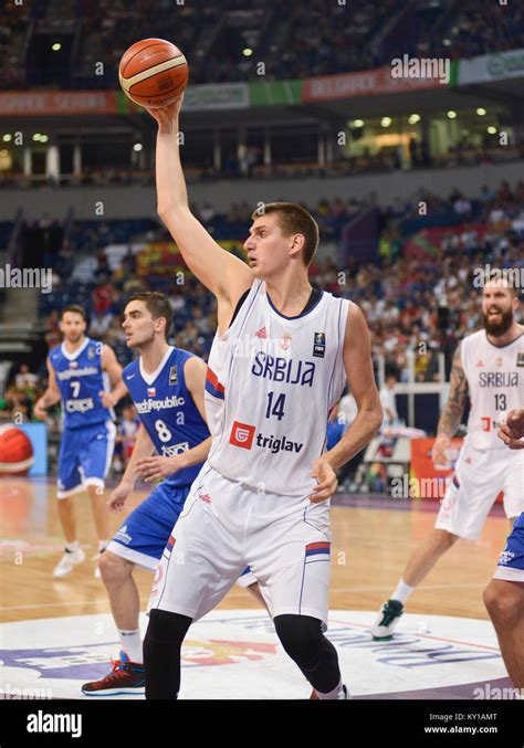 Nikola Jokic. Serbia Basketball National Team. FIBA OQT Tournament ...