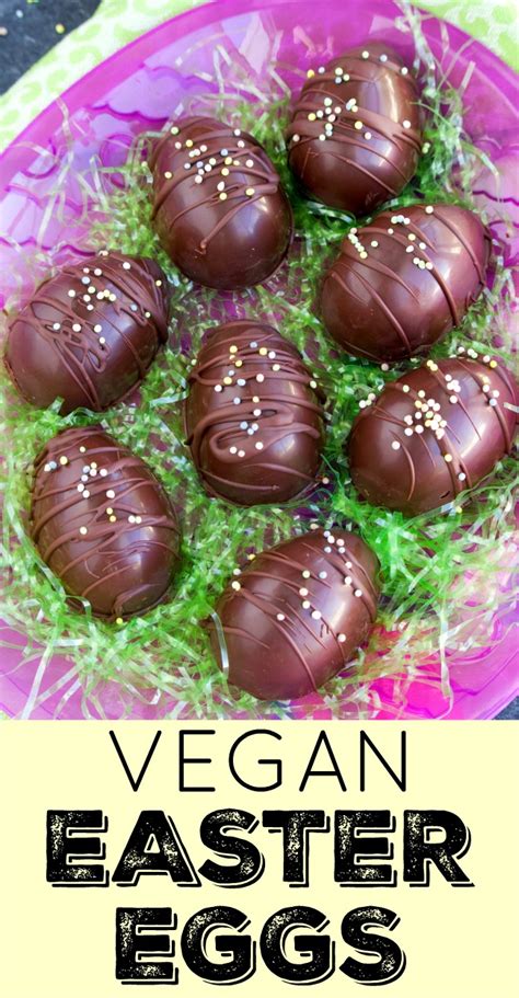 Vegan Dark Chocolate Truffle Easter Eggs - Stacey Homemaker