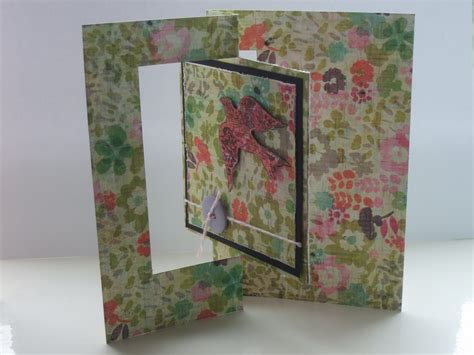 Frantic Stamper Happenings: Technique Thursday: Make a swing card without a template