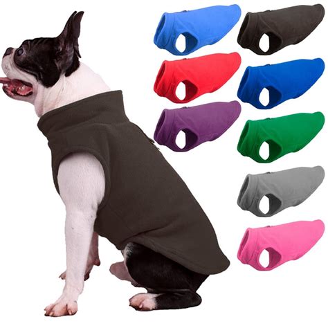 Polar Fleece Dog Autumn Winter Pet Dog Vest, Pet Sport Jackets Reversible Clothes Washable Puppy ...