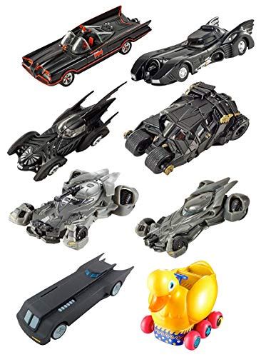 Hot Wheels Batman Batmobile Collection (8 Pack) Highly Detailed 1:50 ...