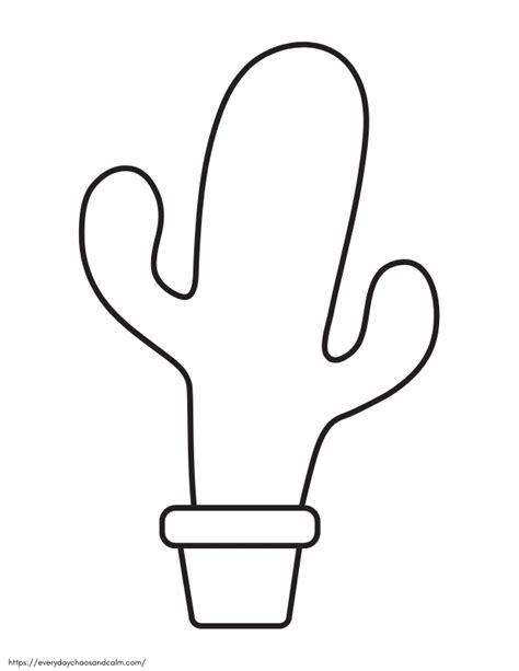 Free Printable Cactus Templates For Crafts