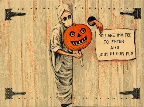 Vintage Halloween Wallpapers Group (54+)