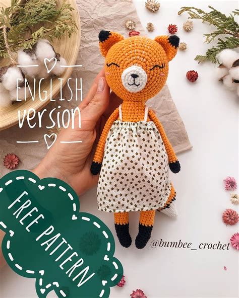 Fox Amigurumi Free Pattern Crochet ⋆ AMIGURUMI DAILY