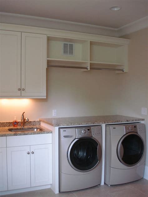 Hanging Rod Laundry Room Design Ideas, Remodels & Photos