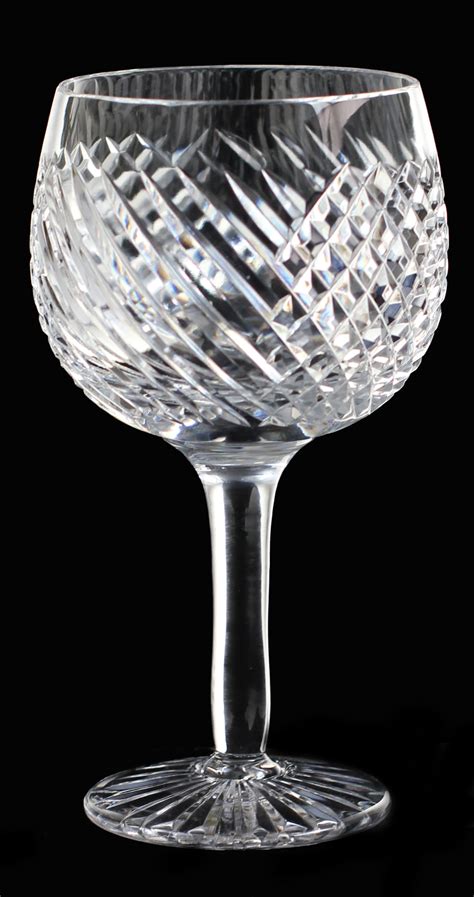 Hand cut crystal Gin Goblet in New Design