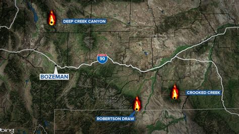 Several major fires burning in Montana
