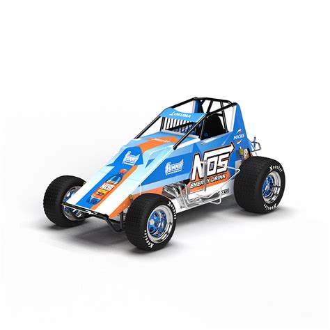 Wingless Sprint Car 3D model by Mogra on Dribbble