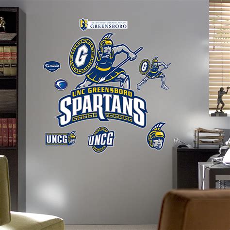 UNC Greensboro Spartans Logo Wall Decal | Shop Fathead® for UNC ...