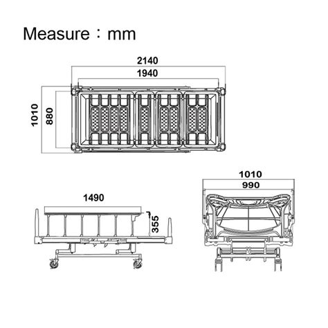 MD Creative - MAL-HA3 (3 Cranks Manual Bed)