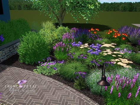 Prairie Style Custom Landscape Design Plan Colorful Curb - Etsy