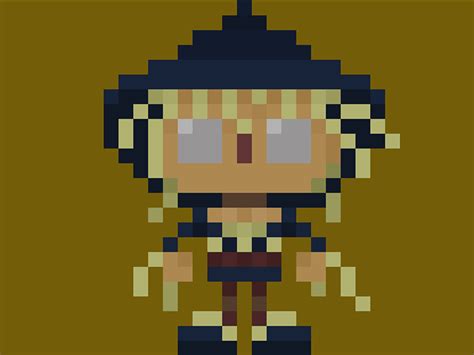 Famous Characters in Pixel Art • Scarecrow (Spaventapasseri) from "The ...