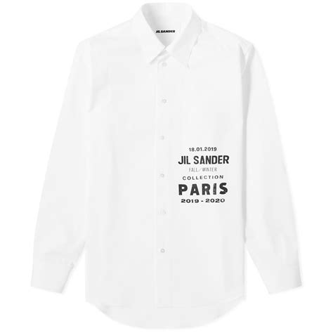 Jil Sander Logo Print Shirt Ultra White | END. (RU)