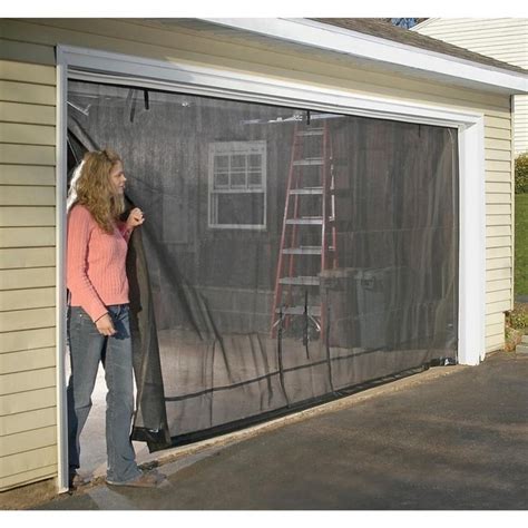 2017 Roll Up Garage Door Net Windows Quietest Garage Door Screen Ideas ...