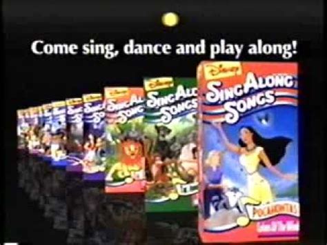 Disney Sing Along Songs (1986) Promo (VHS Capture) | Sing along songs ...