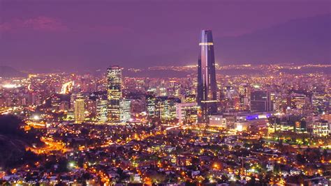 Building and skyline in Santiago, Chile image - Free stock photo ...