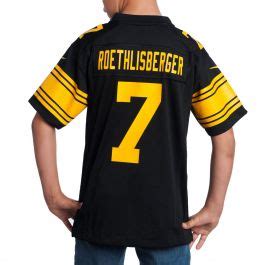 Pittsburgh Steelers Nike Youth #7 Ben Roethlisberger Replica Color Rush ...