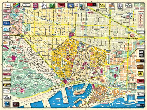 Barcelona City Map | High Quality Maps of Barcelona City