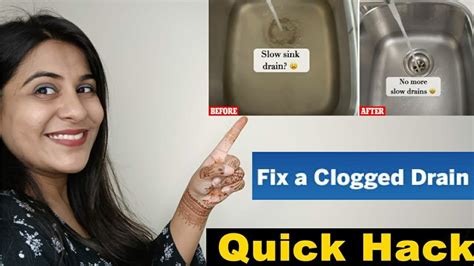 Slow Sink Drain? Quick Fix | How Can You Fix A Slow Draining Issue ...