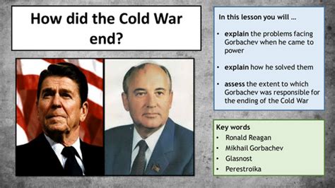 Cold War - End of the Cold War (Gorbachev, Reagan, Fall of the Berlin ...