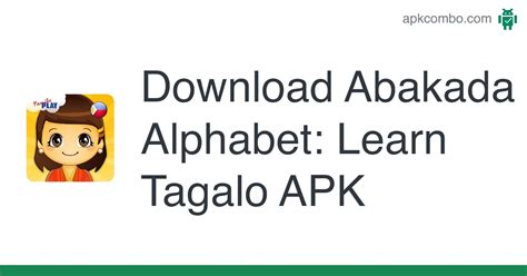 Abakada Alphabet: Learn Tagalo APK (Android Game) - Free Download