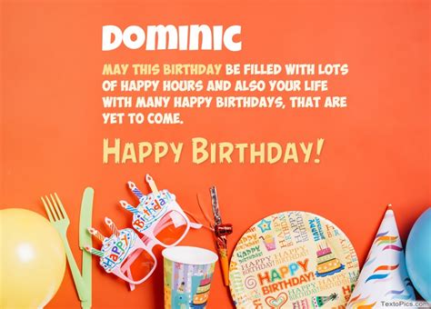 Happy Birthday Dominic pictures congratulations.