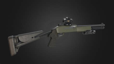 Shotgun M1014 - 3D model by Felipe de Oliveira (@ansystem32) [54530f6 ...