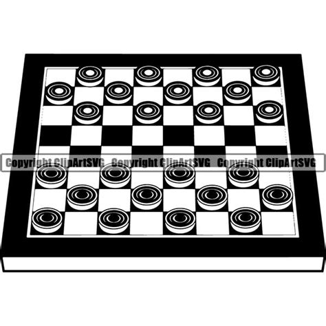 Game Checkers ClipArt SVG – ClipArt SVG